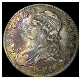 1831 Capped Bust Half Dollar NEARLY UNCIRCULATED