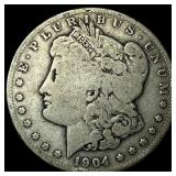 1904-S Silver Morgan Dollar LIGHTLY CIRCULATED