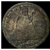 1847-O Silver Seated Liberty Quarter NICELY CIRCUL
