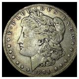 1894-O Silver Morgan Dollar LIGHTLY CIRCULATED