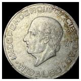 1956 Silver 10 Pesos Mexico UNCIRCULATED