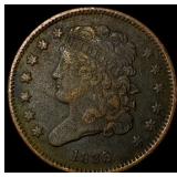 1835 Braided Hair Half Cent NEARLY  UNCIRCULATED