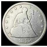 1875 Seated Liberty Twenty Cents NICELY CIRCULATED