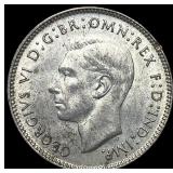 1943D Austrailia Silver 6 Pence