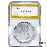 1899-S Morgan Silver Dollar PGA MS63