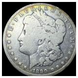 1890-CC Silver Morgan Dollar NEARLY  UNCIRCULATED