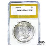 1885-O Morgan Silver Dollar PGA Brilliant UNC