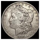 1901 Morgan Silver Dollar NEARLY UNCIRCULATED