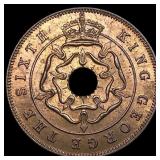 1949 Sothern Rhodesia Bronze Penny