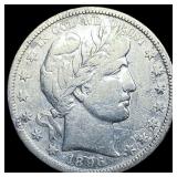 1896-S Silver Barber Half Dollar LIGHTLY  CIRCULA