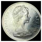 1967 Canada Silver Dollar Centennial UNCIRCULATED