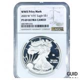 2020-W Silver Eagle NGC PF69 Ultra Cameo