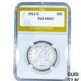 1912-D Barber Half Dollar PGA MS63
