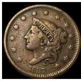 1837 Coronet Head Large Cent NEARLY  UNCIRCULATED