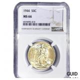 1944 Walking Liberty Half Dollar NGC MS66