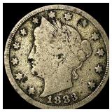 1883 Liberty Head Nickel (Cents) LIGHTLY  CIRCULA
