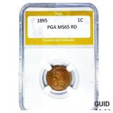 1895 Indian Head Cent PGA MS65 RD