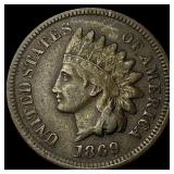 1869 Indian Head Cent LIGHTLY CIRCULATED