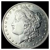 1902 Morgan Silver Dollar CLOSELY UNCIRCULATED