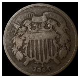 1864 Two-Cent Piece LIGHTLY CIRCULATED
