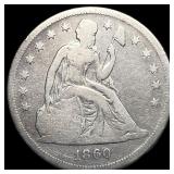 1860-O Silver Dollar LIGHTLY CIRCULATED