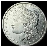 1892 Morgan Silver Dollar CLOSELY UNCIRCULATED