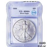 1999 Silver Eagle ICG MS69+