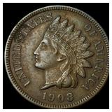1908-S Indian Head Cent CHOICE AU