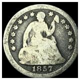 1857-O Silver Half Dime LIGHTLY CIRCULATED