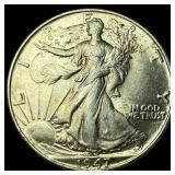 1947 Walking Liberty Half Dollar GEM BU