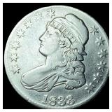 1833 Capped Bust Half Dollar CHOICE AU