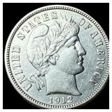 1912 Barber Dime CHOICE AU