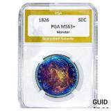1826 Capped Bust Half Dollar PGA MS63+