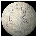 1858-O Silver Seated Liberty Half Dollar  NICELY