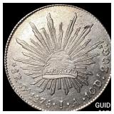 1878 GaJA Mexico Silver 8 Reales PL Fields