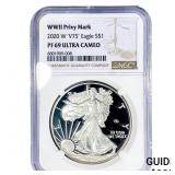 2020-W Silver Eagle NGC PF69 Ultra Cameo