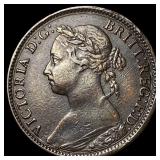 1886 Great Britain Bronze Farthing