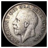 1933 Great Britain Silver Shilling