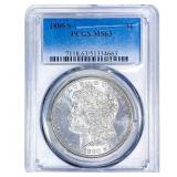 1880-S Morgan Silver Dollar PCGS MS63