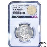 1961-D Franklin Half Dollar NGC BU
