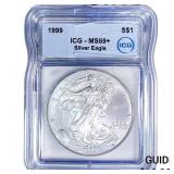 1999 Silver Eagle ICG MS69+