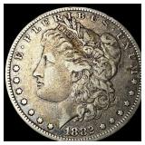 1882-O/S Silver Morgan Dollar ABOUT  UNCIRCULATED
