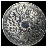 1989G West Germany Silver 10 Mark KM-173