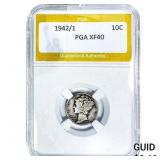 1942/1 Mercury Silver Dime PGA XF40