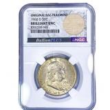 1960-D Franklin Half Dollar NGC BU