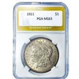 1921 Morgan Silver Dollar PGA MS63