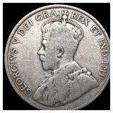 1916 Canada Silver 50 Cents