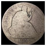 1856-O Silver Seated Liberty Half Dollar  NICELY