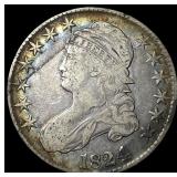 1824 Capped Bust Half Dollar ABOUT  UNCIRCULATED
