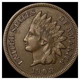 1908-S Indian Head Cent CLOSELY UNCIRCULATED
